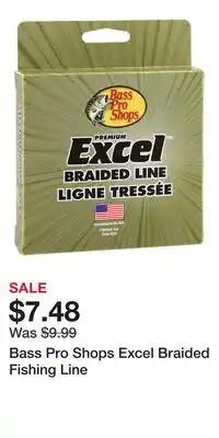 Cabela's Bass Pro Shops Excel Braided Fishing Line offer
