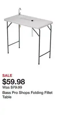 Cabela's Bass Pro Shops Folding Fillet Table offer