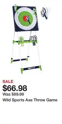 Cabela's Wild Sports Axe Throw Game offer