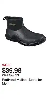 Cabela's RedHead Mallard Boots for Men offer