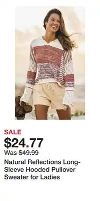 Cabela's Natural Reflections Long-Sleeve Hooded Pullover Sweater for Ladies offer