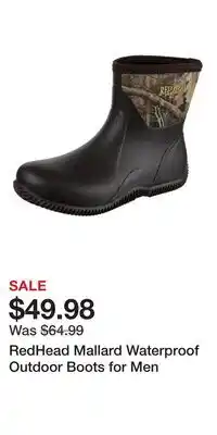 Cabela's RedHead Mallard Waterproof Outdoor Boots for Men offer