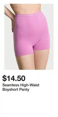 Victoria's Secret Seamless High-Waist Boyshort Panty offer