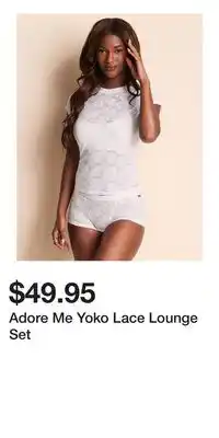 Victoria's Secret Adore Me Yoko Lace Lounge Set offer