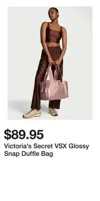 Victoria's Secret Victoria's Secret VSX Glossy Snap Duffle Bag offer