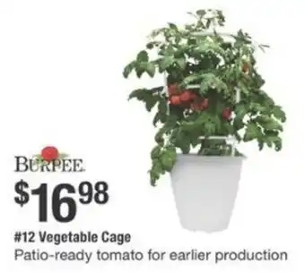 The Home Depot Vegetable Cage offer