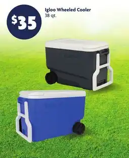 Family Dollar Igloo Wheeled Cooler offer