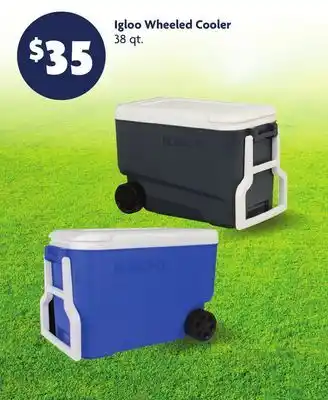 Family Dollar Igloo Wheeled Cooler offer
