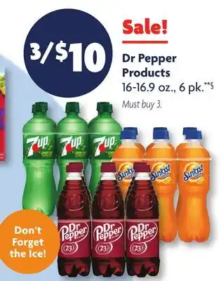 Family Dollar Dr Pepper Products offer