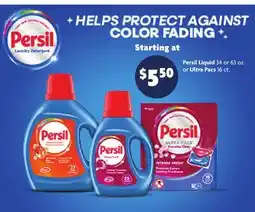 Family Dollar Persil Liquid 34 or 63 oz. or Ultra Pacs 16 ct offer
