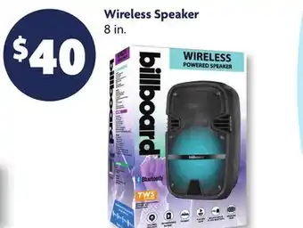 Family Dollar Billboard Wireless Speaker offer