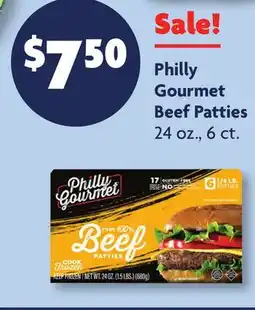 Family Dollar Philly Gourmet Beef Patties offer