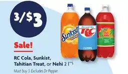 Family Dollar RC Cola, Sunkist, Tahitian Treat, or Nehi offer