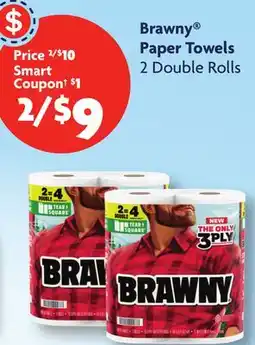 Family Dollar Brawny Paper Towels offer