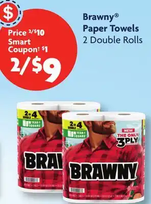 Family Dollar Brawny Paper Towels offer