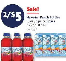 Family Dollar Hawaiian Punch Bottles 10 oz., 6 pk. or Boxes 6.75 oz., 8 pk offer