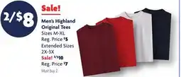 Family Dollar Men's Highland Original Tees offer