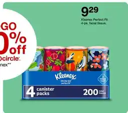 Target Kleenex Perfect Fit 4-pk. facial tissue offer