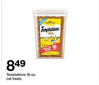 Target Temptations 16-oz. Cat Treats offer