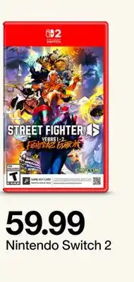 Target STREET FIGHTER Nintendo Switch 2 offer