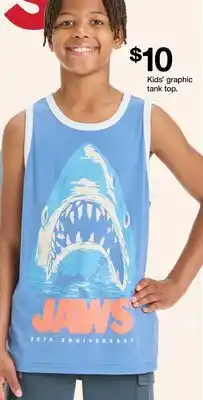 Target Kids' graphic tank top offer