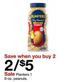 Target Planters 1 6-oz. peanuts offer