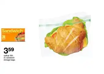 Target up & up 150 - ct. sandwich storage bags offer