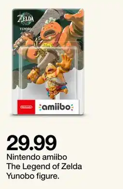 Target Nintendo amiibo The Legend of Zelda Yunobo figure offer