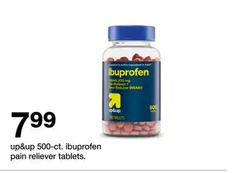 Target up&up 500-ct. ibuprofen pain reliever tablets offer