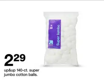 Target up&up 140 - ct. super jumbo cotton balls offer