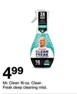 Target Mr. Clean 16-oz. Clean Freak Deep Cleaning Mist offer