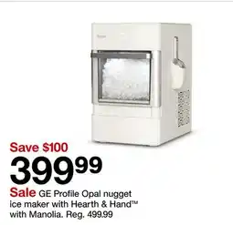 Target GE Profile Opal nugget ice maker with Hearth & Hand Manolia offer