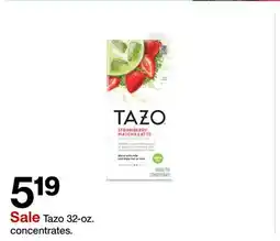 Target Tazo 32-oz. concentrates offer