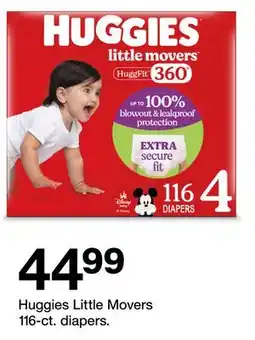 Target Huggies Little Movers-ct. diapers offer