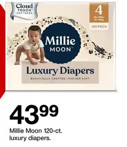 Target Millie Moon 120-ct. luxury diapers offer