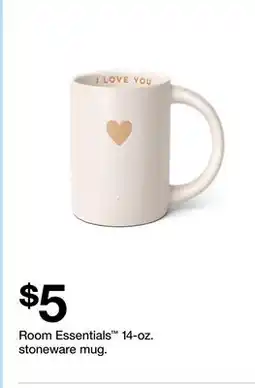 Target Room Essentials 14-oz. stoneware mug offer