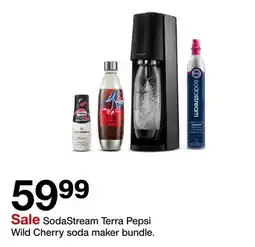 Target SodaStream Terra Pepsi Wild Cherry soda maker bundle offer
