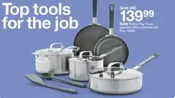 Target Bobby Flay 10-pc. Stainless Steel Cookware Set offer