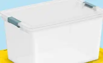 Target Brightroom 66-qt. clear storage bin offer