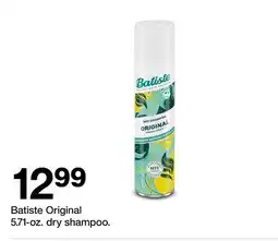 Target Batiste Original 5.71-oz. dry shampoo offer