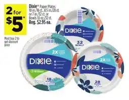 Dollar General Dixie Paper Plates offer