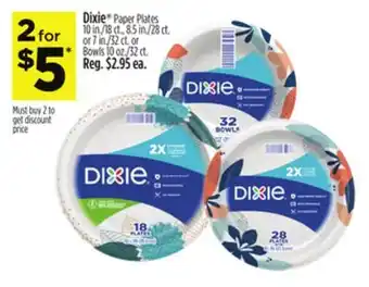 Dollar General Dixie Paper Plates offer