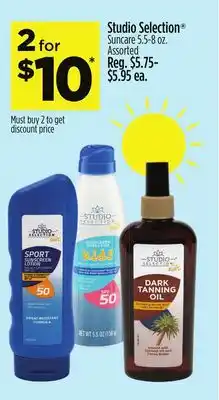 Dollar General Studio Selection Suncare offer