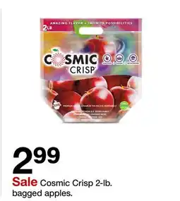 Target Cosmic Crisp 2-lb. bagged apples offer