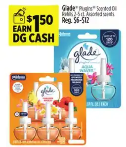 Dollar General Glade PlugIns Scented Oil Refi lls offer