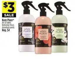 Dollar General Koze Place Air & Fabric Refresher offer