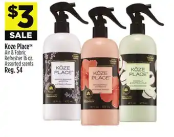 Dollar General Koze Place Air & Fabric Refresher offer