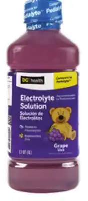 Dollar General DG health Electrolyte Solution offer
