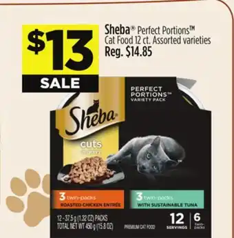 Dollar General Sheba Perfect Portions TM Cat Food offer