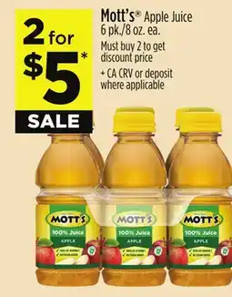 Dollar General Mott's Apple Juice offer